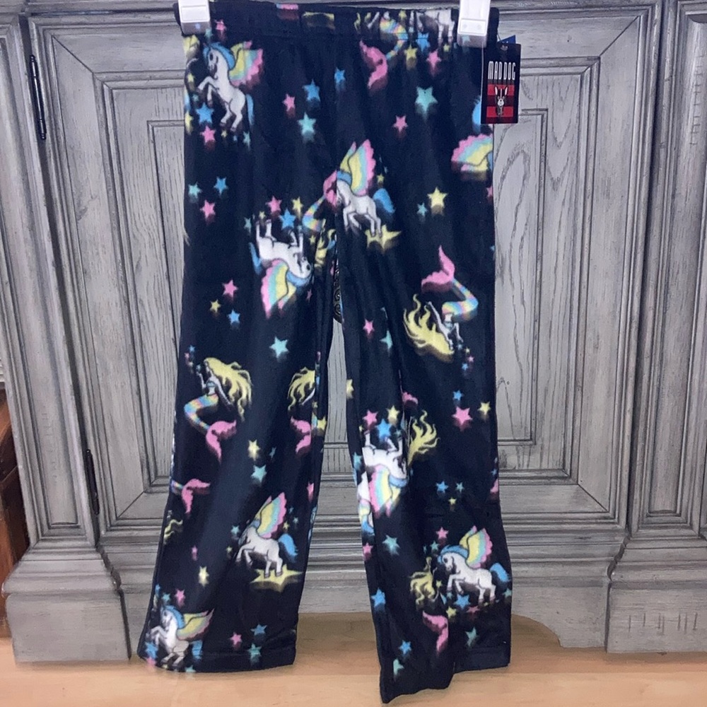 BRAND NEW GIRLS PAJAMA  PANTS ONLY SIZE 7/8! NWT! SMOKE FREE HOME!!